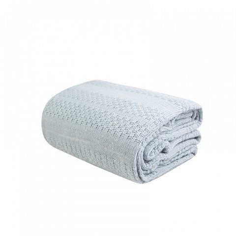 Плед "Karaca Home - Charm Bold mavi" блакитний, 200х220 см