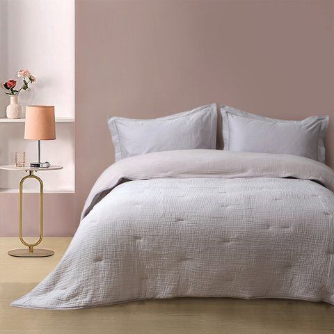 Покрывало "Lotus Home - Limas muslin orchid", 245х245 см