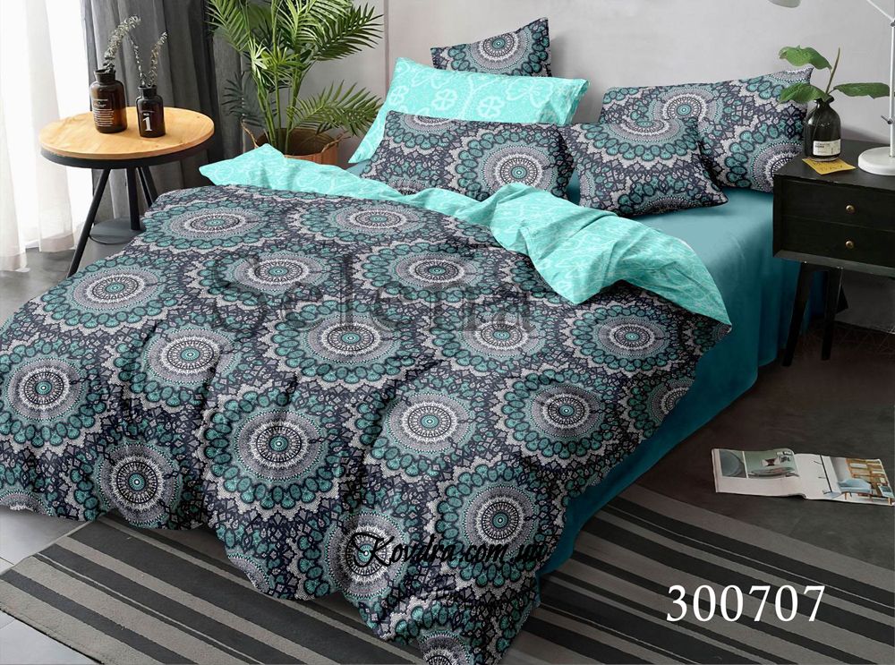 Комплект постельного белья "Восточный стиль" с тканью-компаньоном, двойной двуспальный