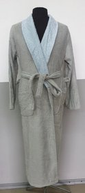 Халат жіночий бамбук, сірий4 rj16202