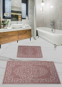 Набір килимків для ванної кімнати - Sultana Pink, 50х60см + 60х100см cb11007208