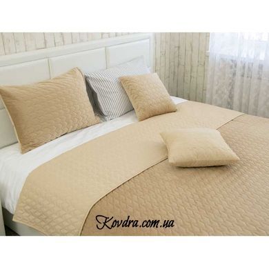 Декоративне покривало VeLour Beige, 180х220 см