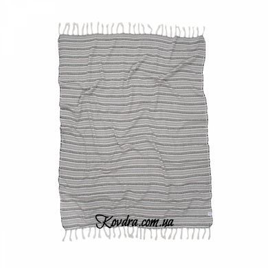 Плед "Lotus Home - Gosford natural grey", 130х170 см