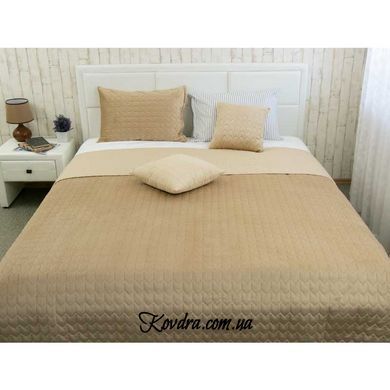 Декоративне покривало VeLour Beige, 180х220 см