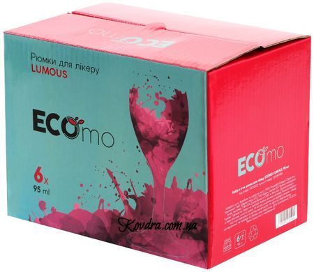 Набір чарок ECOMO "LUMOUS" для лікеру, 6х95 мл