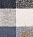 Плед "Палермо", бело-голубо-синий - 140х200см
