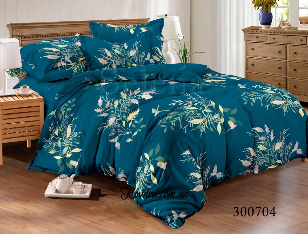 Комплект постельного белья "Ночная Прохлада" с тканью-компаньоном, семейный семейный