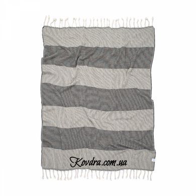 Плед "Lotus Home - Albury natural grey", 130х170 см