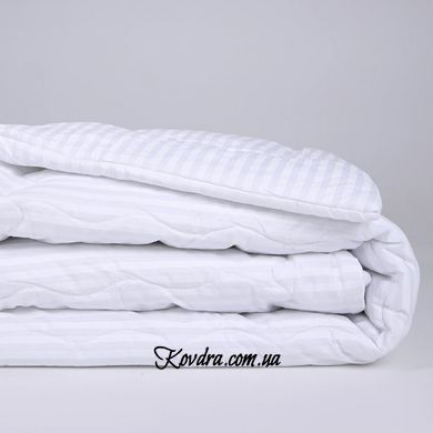 Ковдра Шовкова Зима №195 Сolor Fun Line 17-0605 Stripe White Silk, 110х140 см