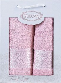 Набор хлопковых полотенец Ornament-2ка-ligh-pink,50х90 см и 70х140 см
