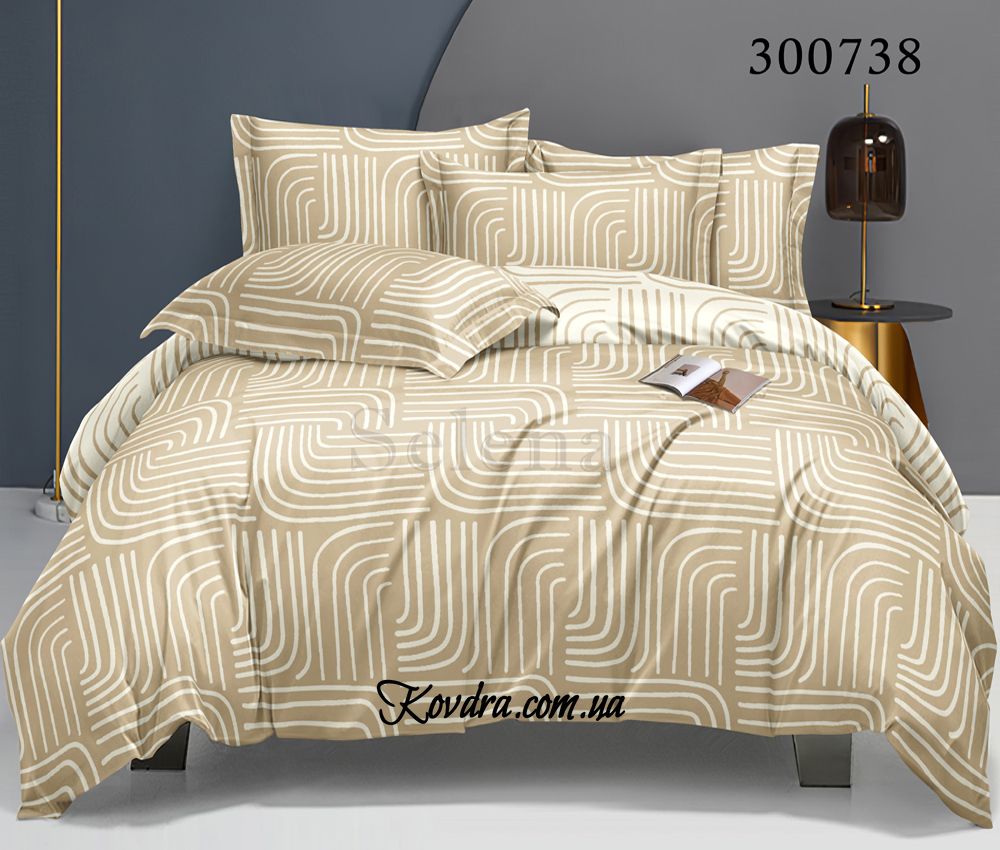 Комплект постельного белья "Триумф" с тканью-компаньоном, двуспальный евро