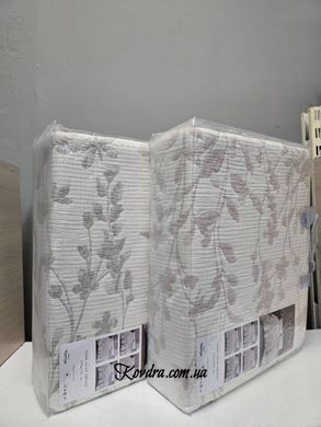 Покривало муслинове 4-х шарове cicekli bej, 230х250 см