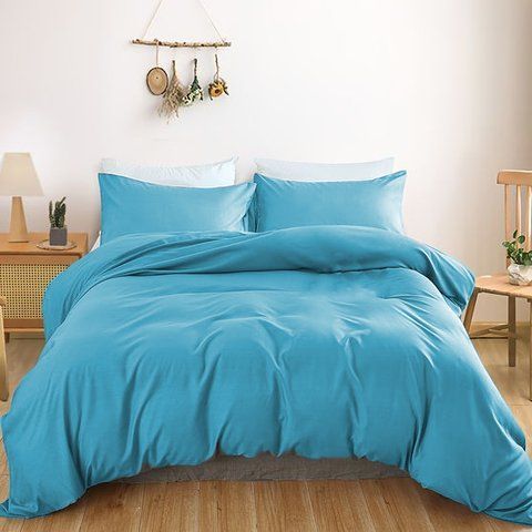 Комплект постельного белья Satin Light Pro 10-008 Blue Семейный (160x220 см)