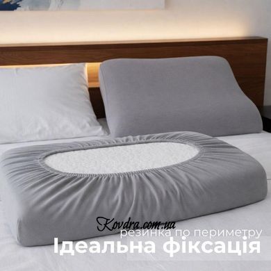 Набір наволочок 2 шт IDEIA 60х40х16 см наволочка трикотажна для ортопедичних та анатомічних подушок, сірі id8-36301*001