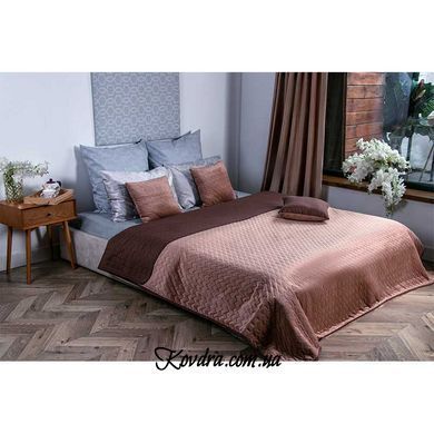 Декоративне покривало VeLour Cappuccino, 180х220 см