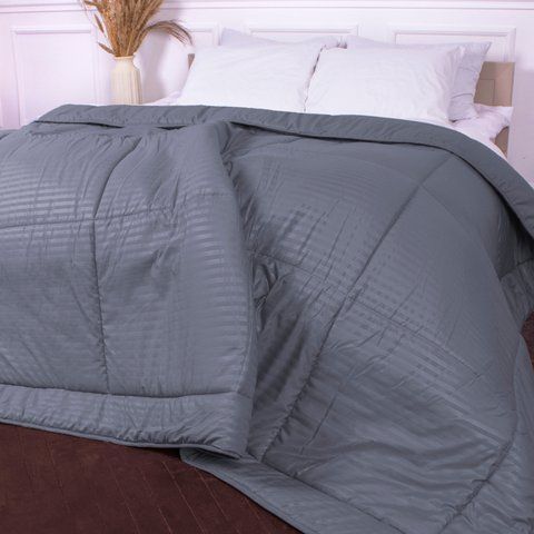 Зимова ковдра антиалергенна EcoSilk Супер Тепла №1631 Eco Light Blue