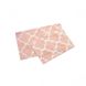 Набір килимків Bali narcicegi персиковий, 50х80+45х60см