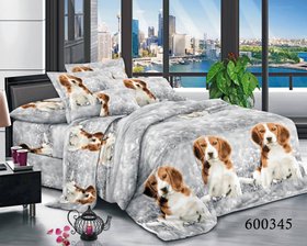 Комплект постельного белья "Собачки" без ткани-компаньона, полуторный
