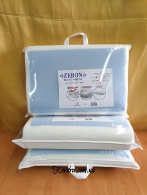 Подушка ортопедична MEMORY одна хвиля З ОХОЛОДЖУЮЧИМ ГЕЛЕМ TM Zeron, 40х60 см