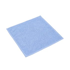 Полотенце махровое синее, 30х30 см 30х30