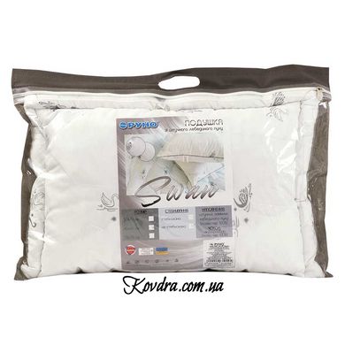 Подушка зі штучного лебединого пуху Silver Swan - з рамочкою, 40х60см