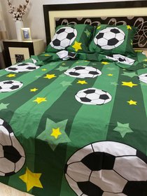 Комплект постельного белья "Футбол зеленый", подростковый