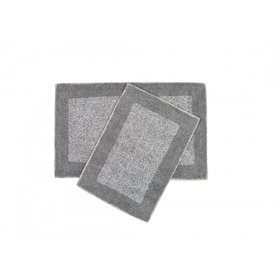 Набір килимків Fabio gri сірий, 40х60+50х80см