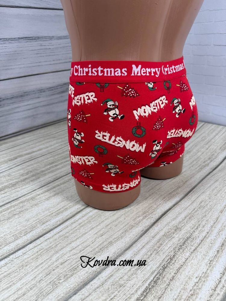 Мужские трусы "Merry Christmas", XXXL