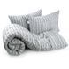 Набір Grey Braid силіконовий ковдра 172х205 см + 2 подушки 50х70 см 172.52_Grey Braid