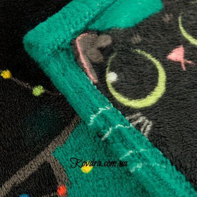 Плед флисовый Love You "Звезды и котики", 150x200 см