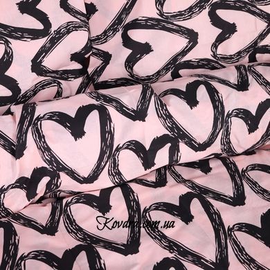 Наволочка MirSon Бязь 17-0962 Heart Lines, 40х60 см