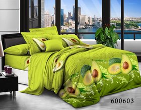 Комплект постельного белья "Авокадо", без ткани компаньона, полуторный полуторный
