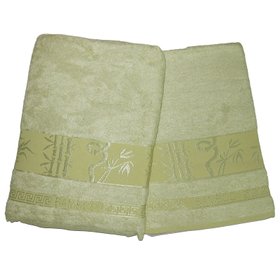 Набор полотенец Gursan Bamboo ROYAL-Olive, 50х90 см /70x140 см