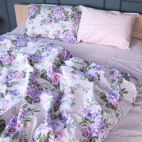 Комплект постільної білизни Бязь 17-0711 "Delicate Blossoms", манеж