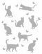 Плед "Meow", світло-сірий 140х200 iz547071