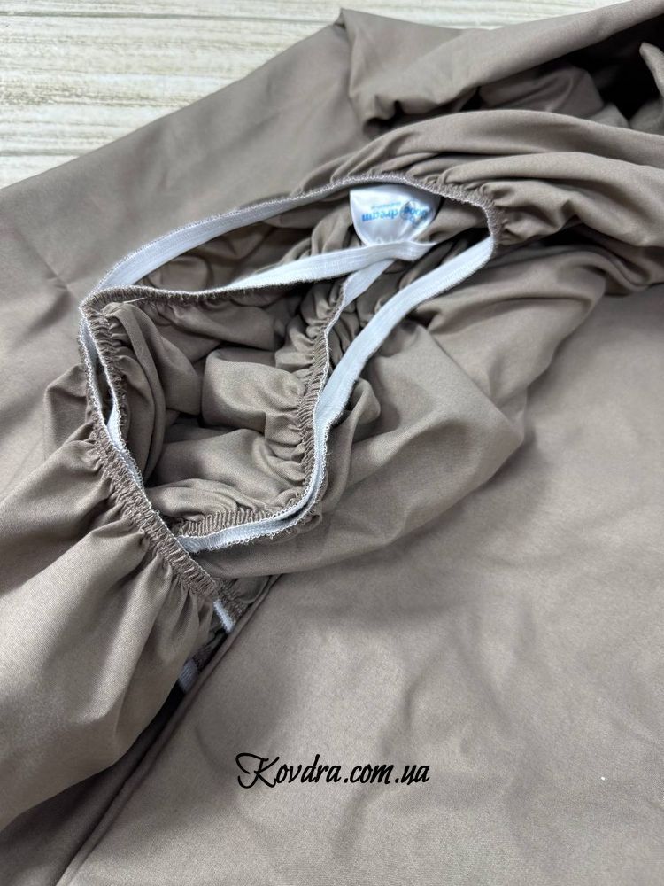 Простынь на резинке Good-Dream microfiber Mokko, 80х200 см GDMMSHEETF080200