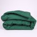 Ковдра Демі MirSon №134 Сolor Fun Line 17-0612 Stripe Emerald Вовна, 110х140 см