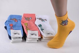 Жіночі бавовняні шкарпетки "Том та Джеррі" в асортименті, 36-40р. 061021-7_of_ra