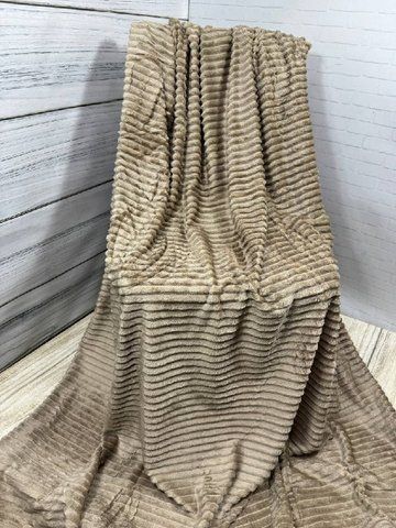 Плед Шарпей (1,5 см) капучино, 200х230 см