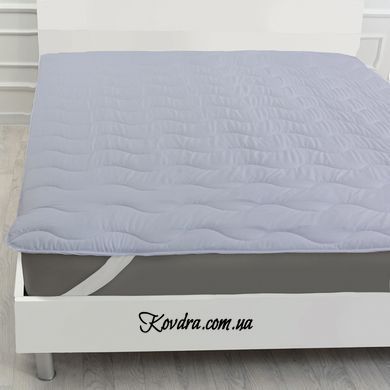 Наматрасник №1713 Eco Light Blue (EcoSilk) (обычный на резинке по углам)