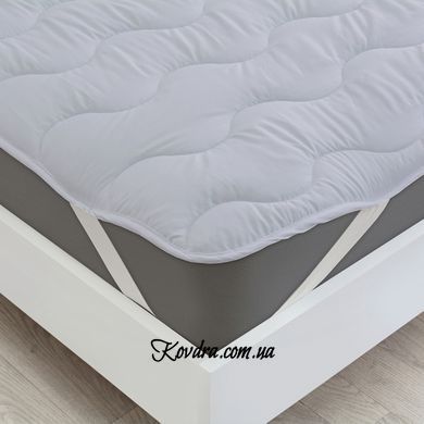 Наматрасник №1713 Eco Light Blue (EcoSilk) (обычный на резинке по углам)