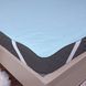 Наматрасник №1713 Eco Light Blue (EcoSilk) (обычный на резинке по углам)