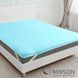 Наматрасник №1713 Eco Light Blue (EcoSilk) (обычный на резинке по углам)