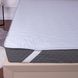 Наматрасник №1713 Eco Light Blue (EcoSilk) (обычный на резинке по углам)