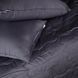 Літній постільний комплект №2984 Line Satin Premium 0240 Iron grey "Eco-Soft" (2 ковдри + 2 наволочки), 140х205 см