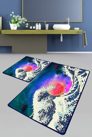 Набір килимків TIDAL WAVE BANYO HALISI DJT, 60х100 см, 50х60 см