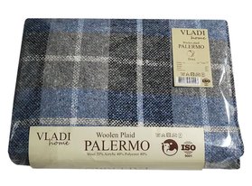Плед Vladi Palermo 09/DAISY білий-дим-св.антр.-сір.бл, 140х200см