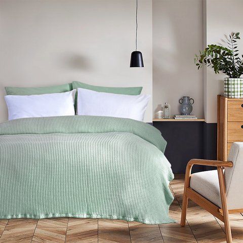 Покривало "Lotus Home - Bellia mint" ментол, 220х240 см svt2000022318648