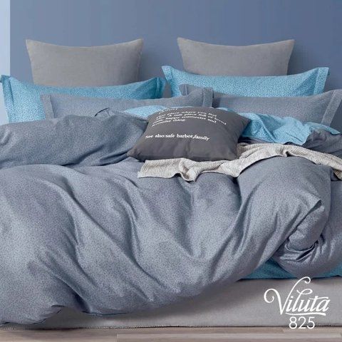 Комплект постільної білизни Сатин Twill "825", полуторний