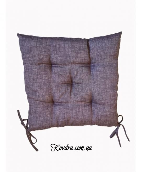 Подушка для стула TopHit, коричневая 40х40 см